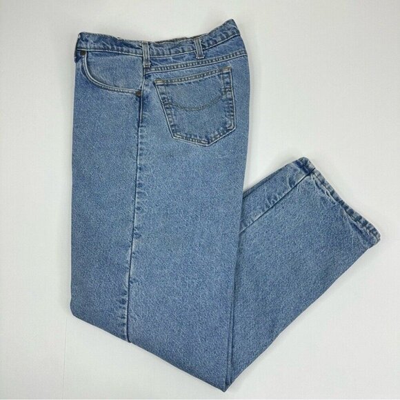 Carhartt Men's Blue Plaid-Lined Tactical Relaxed Straight Leg Jeans W36/L31 - Picture 2 of 13